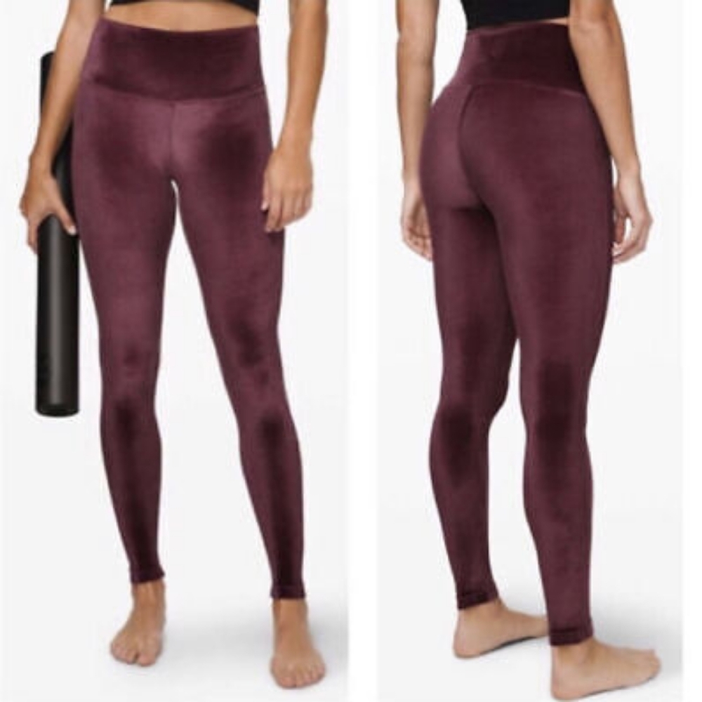 ❤Lululemon leggings nwot velour feel